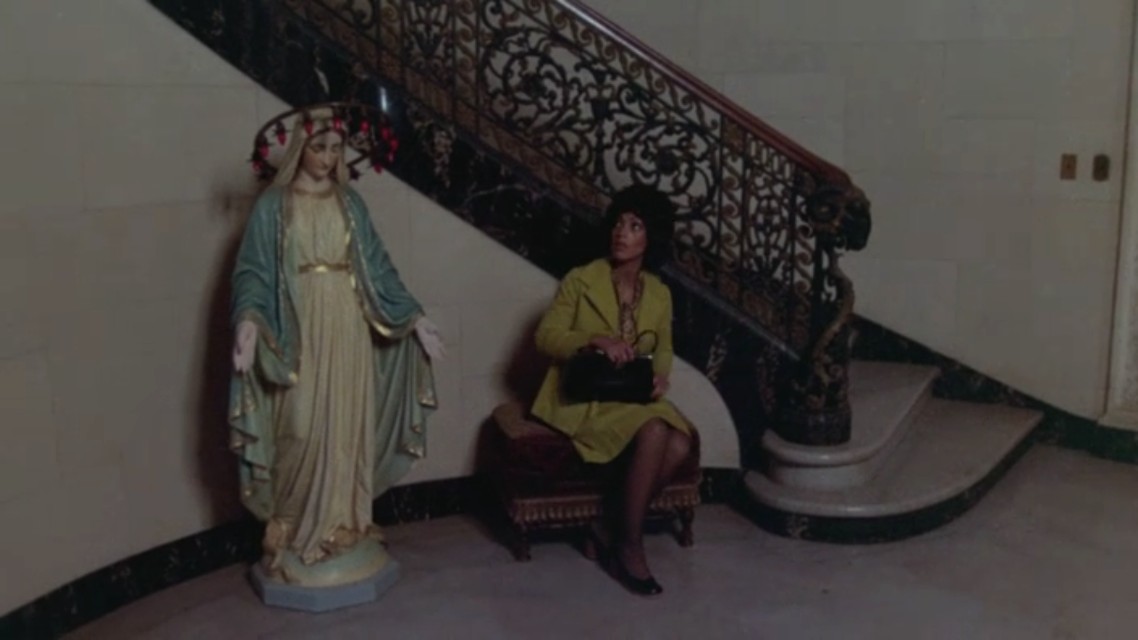 A scene from the horror movie Blackenstein