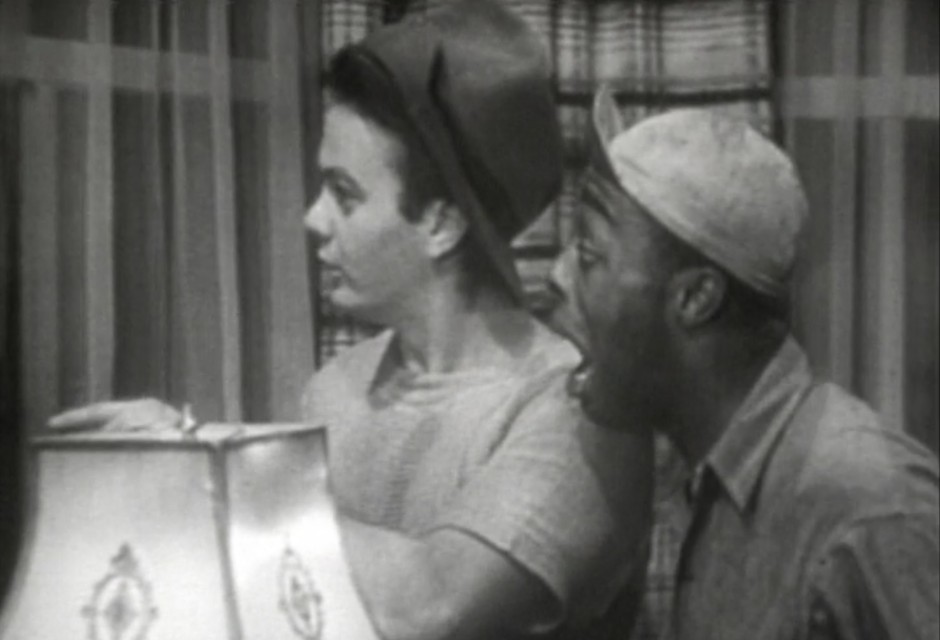 A scene from the East Side Kids movie Boys of the City