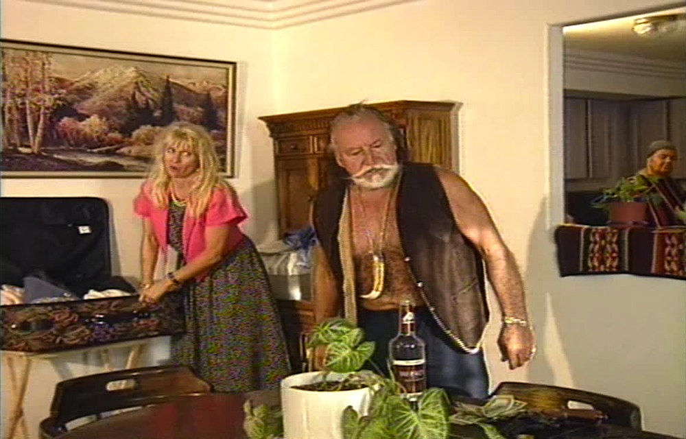 A scene from the horror movie Female Slaves Revenge (AKA Apartheid Slave Women's Justice)