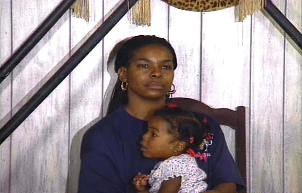 A scene from the horror movie Female Slaves Revenge (AKA Apartheid Slave Women's Justice)