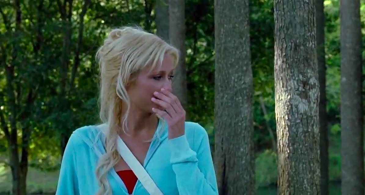 Paris Hilton in the horror movie House of Wax