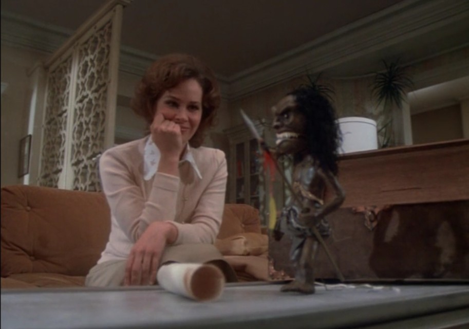 A scene from the horror movie Trilogy of Terror
