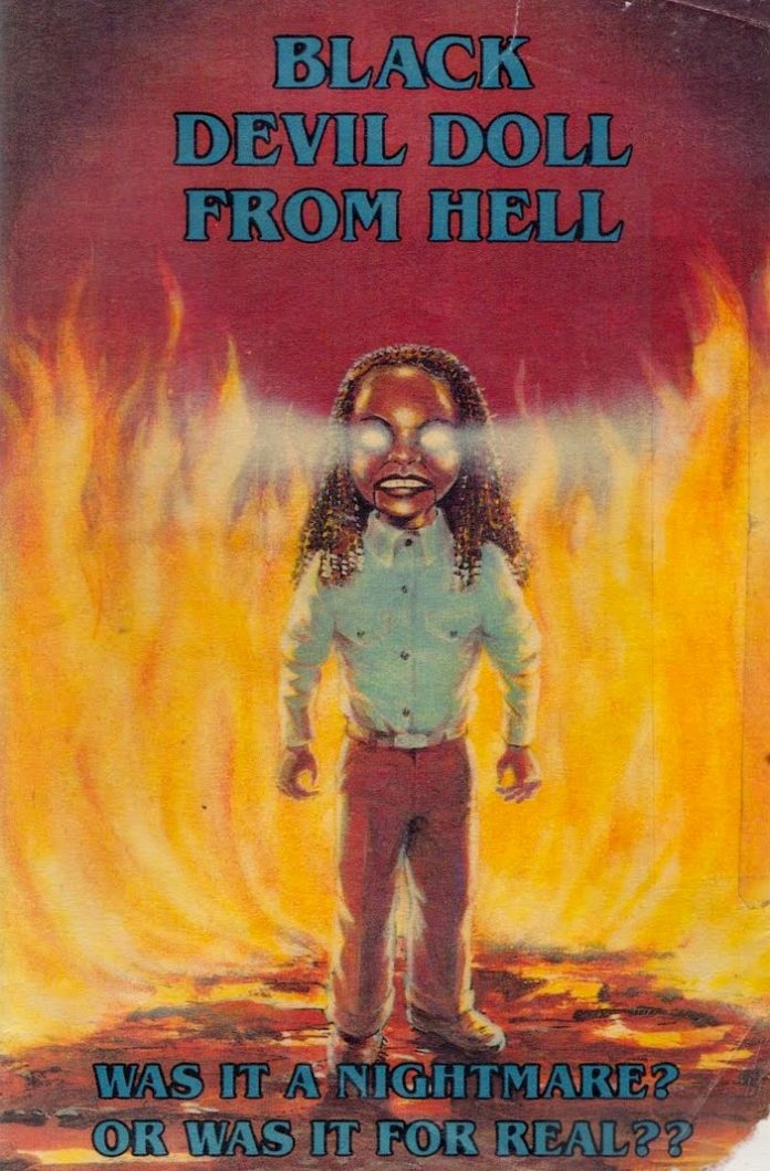 Black Devil Doll from Hell horror movie poster