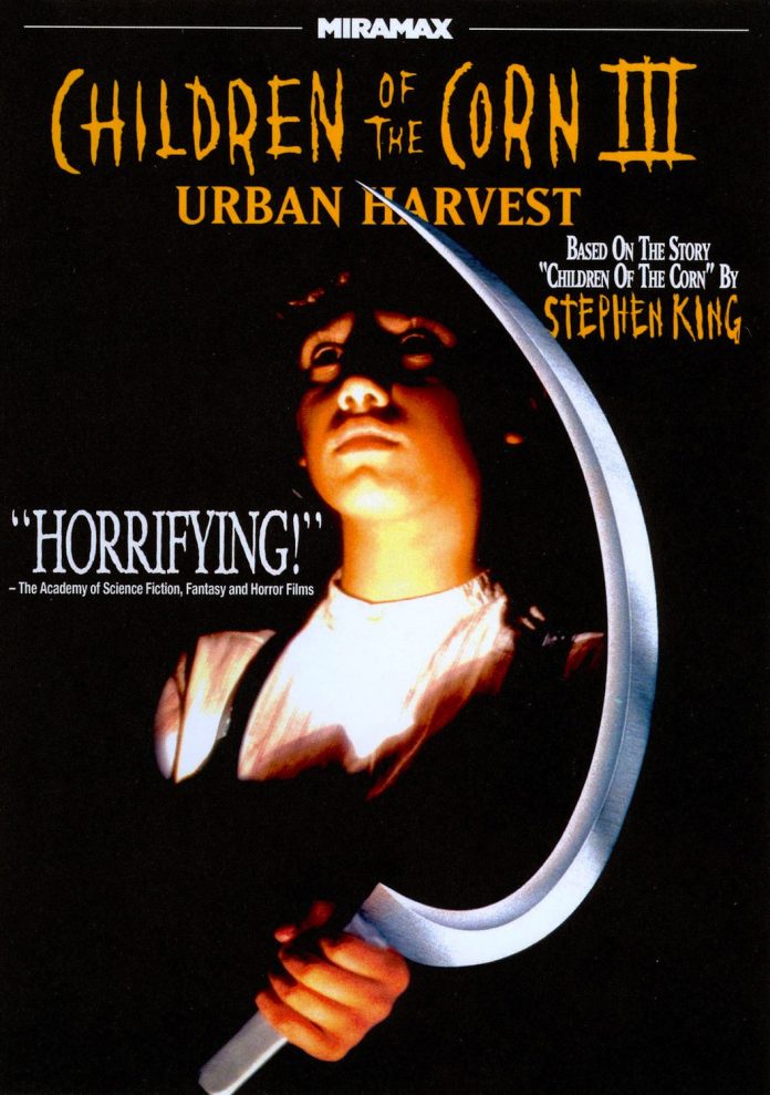 Children of the Corn 3 Urban Harvest horror movie poster