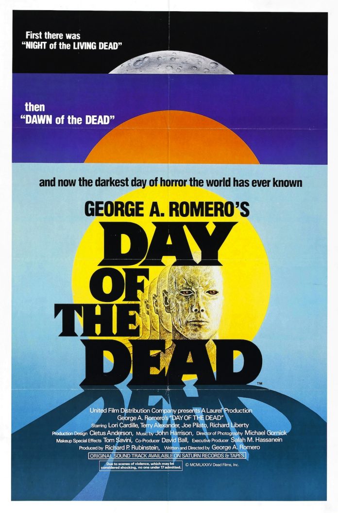 George Romero's Day of the Dead horror movie poster