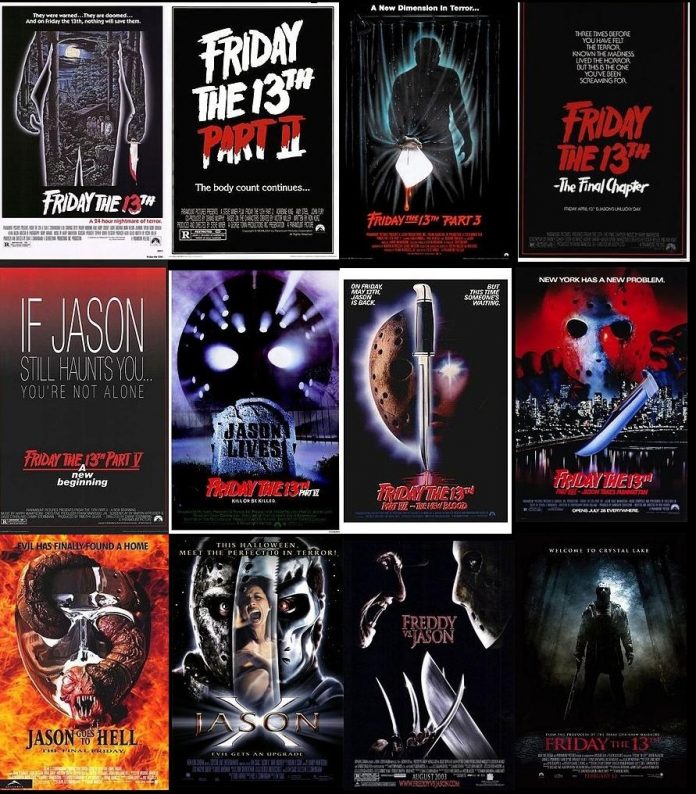 Friday the 13th horror movie franchise