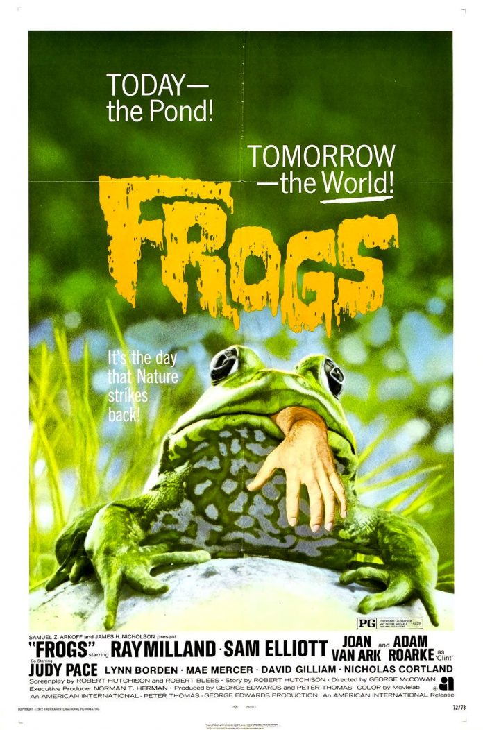 Frogs horror movie poster
