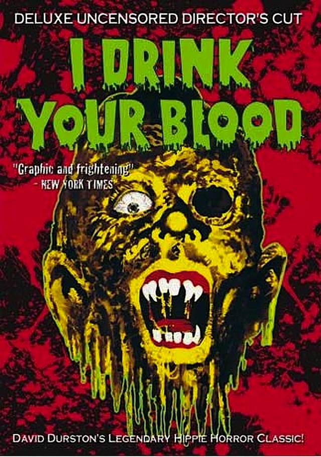 I Drink Your Blood horror movie poster