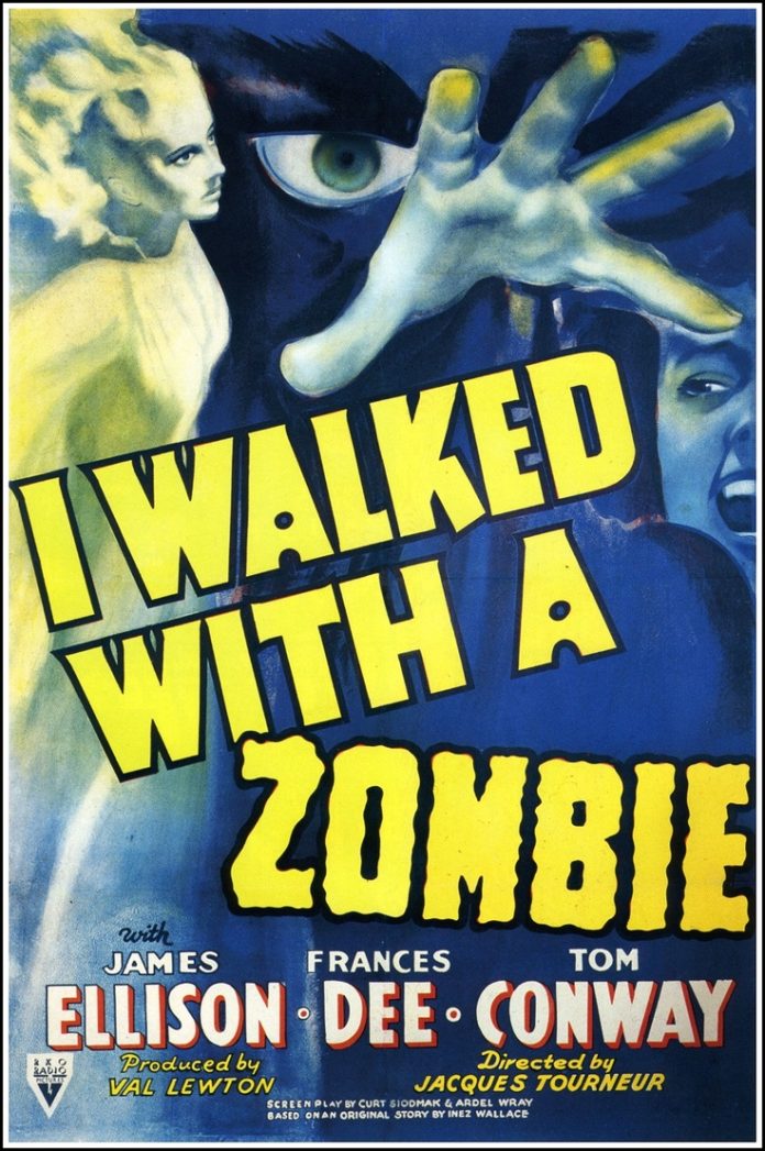 I Walked with a Zombie horror movie poster