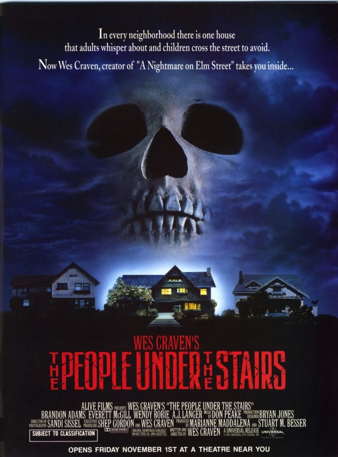 The People Under the Stairs horror movie poster