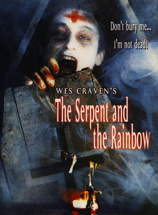 Wes Craven's The Serpent and the Rainbow horror movie poster