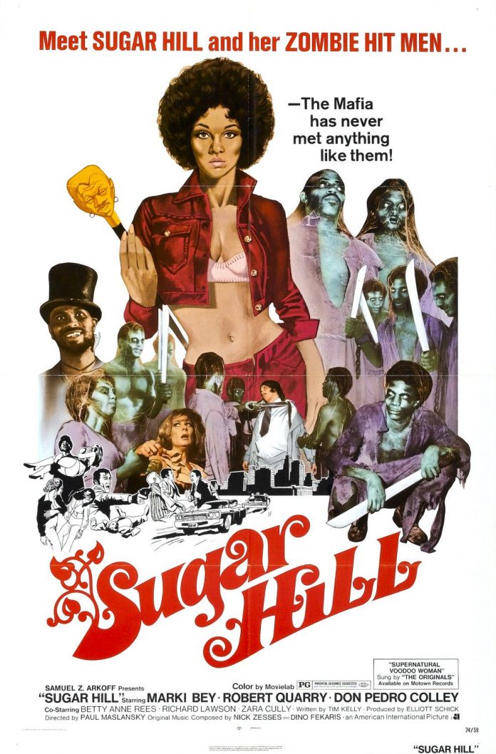 Sugar Hill blaxploitation horror movie poster