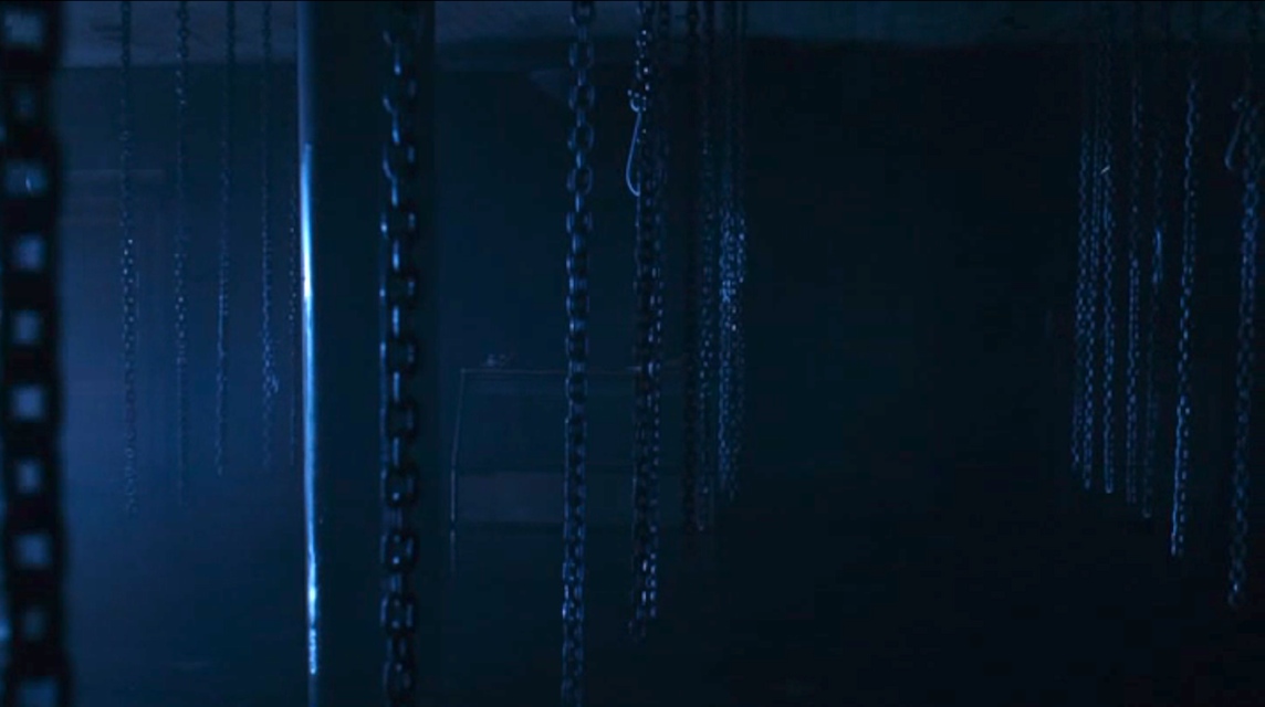 A scene from the horror movie Chain Letter