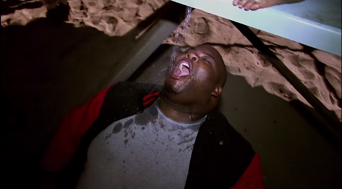 A scene from the horror movie The Sand (AKA Blood Sand)