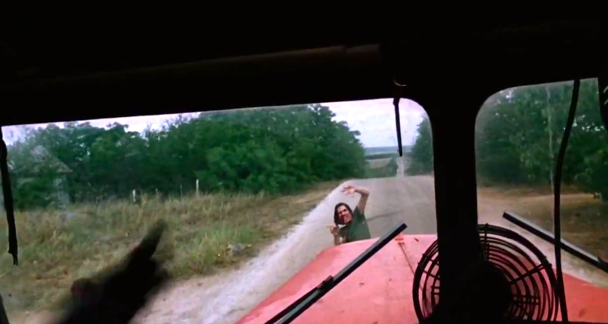 A scene from The Texas Chainsaw Massacre