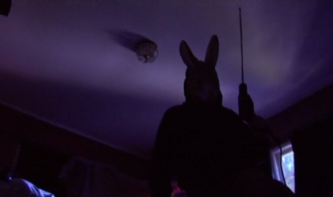A scene from the horror movie Easter Bunny Kill Kill