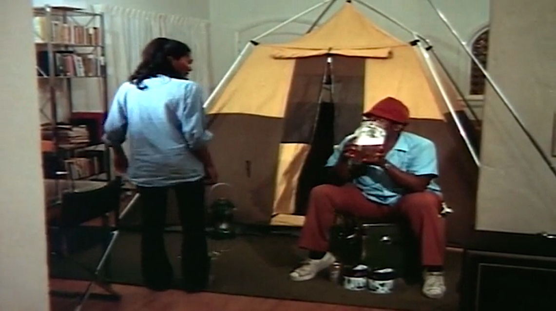 A scene from the horror movie Beware! The Blob