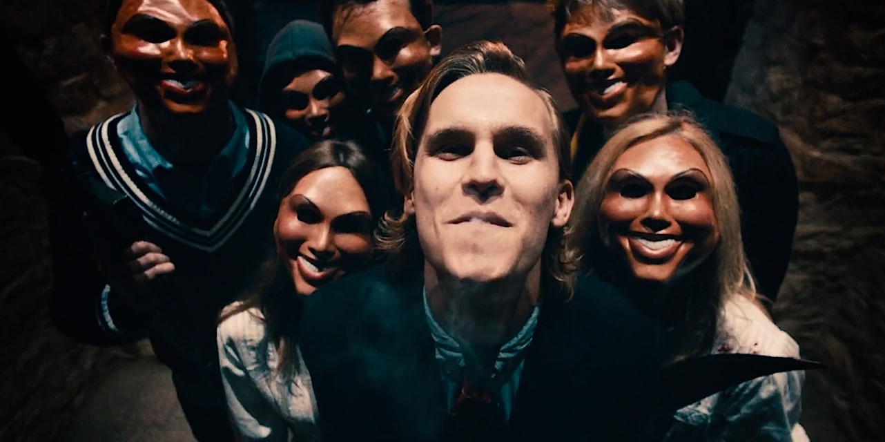 A scene from the movie The Purge