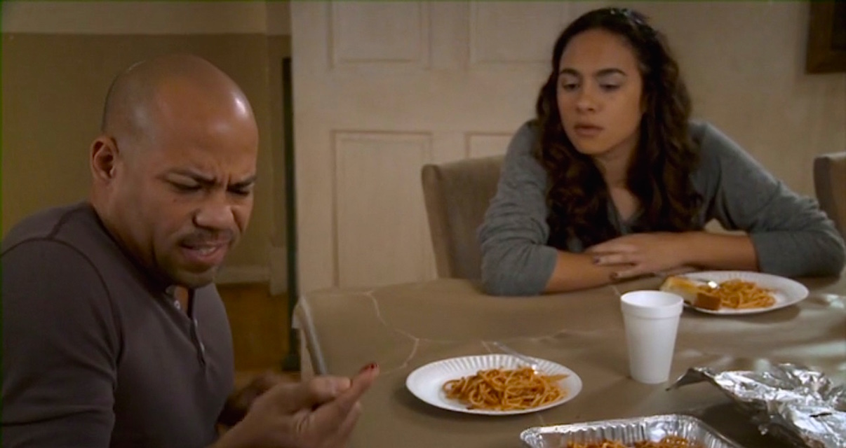 A scene from the horror movie A House Is Not a Home