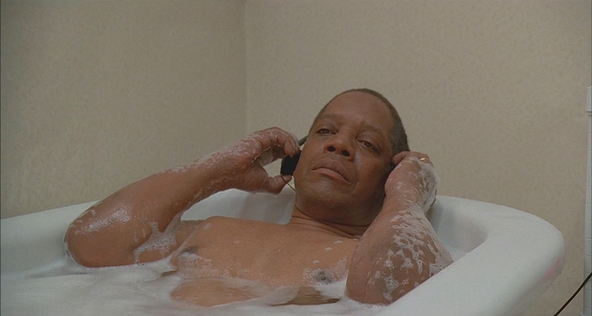 A scene from the short film The Strange Thing About the Johnsons