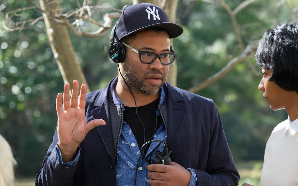 Jordan Peele on the set of Get Out.