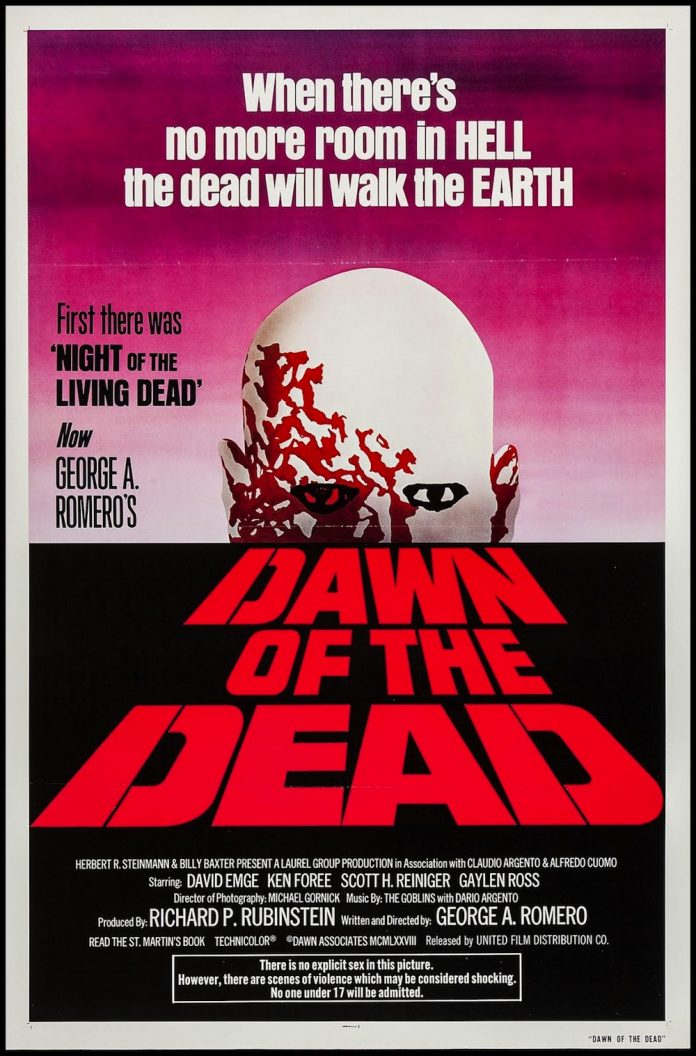 Dawn of the Dead (1978) horror movie poster