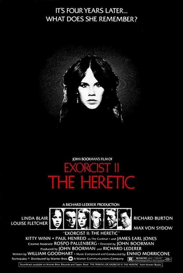 Exorcist II: The Heretic horror movie poster
