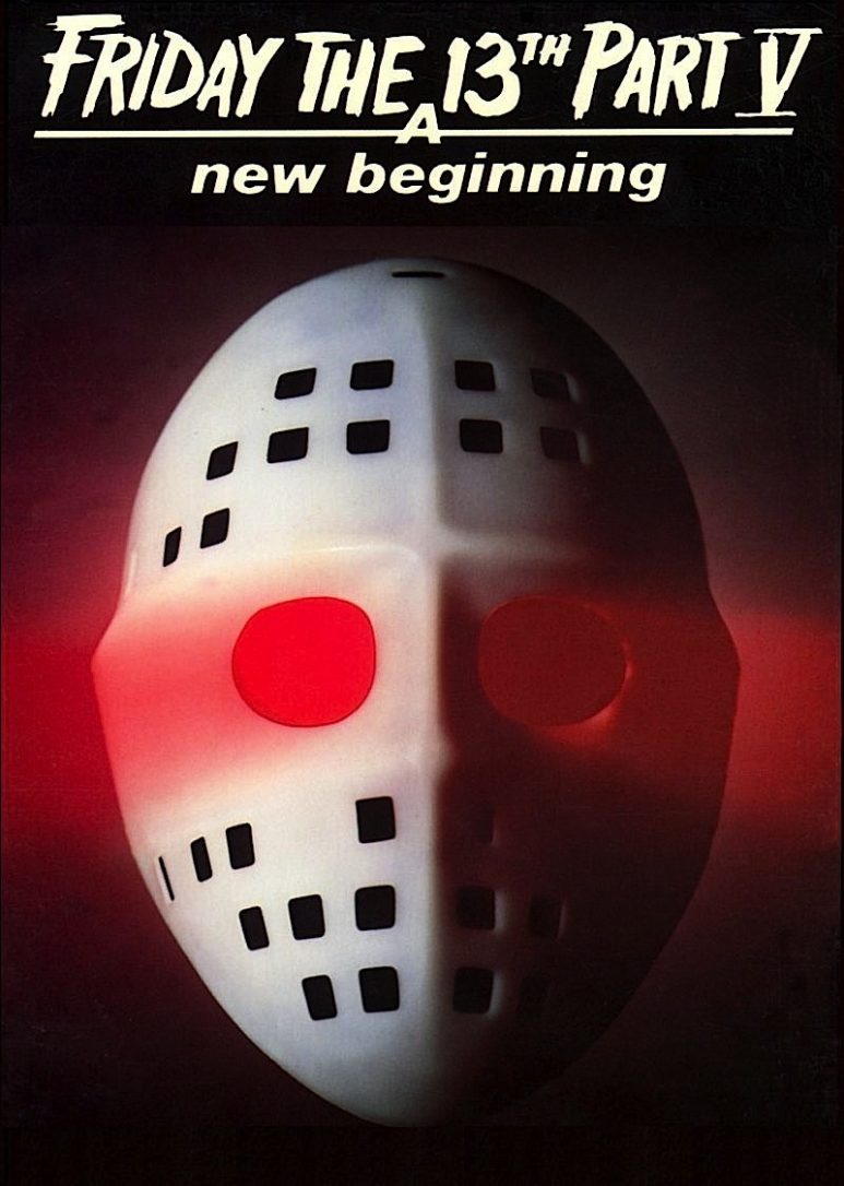 Friday the 13th Part 5 A New Beginning horror movie poster