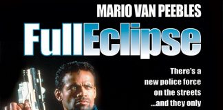 Full Eclipse (1993) Mario Van Peebles in Full Eclipse horror movie poster
