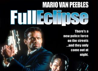 Full Eclipse (1993) Mario Van Peebles in Full Eclipse horror movie poster