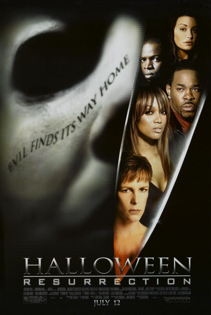 Halloween Resurrection horror movie poster