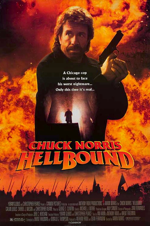 Chuck Norris in Hellbound movie poster