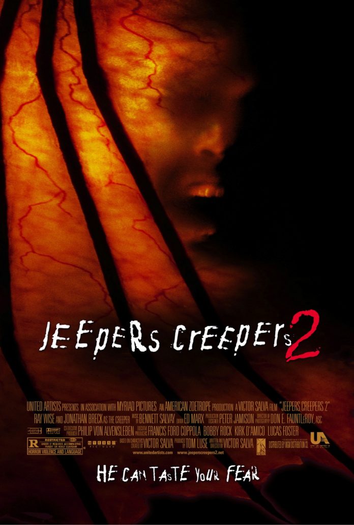 Jeepers Creepers 2 horror movie poster