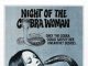 Night of the Cobra Woman horror movie poster
