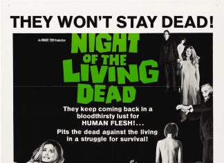 Night of the Living Dead (1968) George Romero's Night of the Living Dead horror movie poster