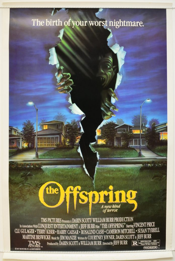 The Offspring From a Whisper to a Sceam horror movie poster