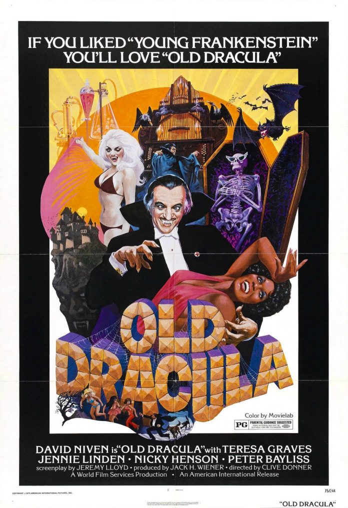 Old Dracula movie poster