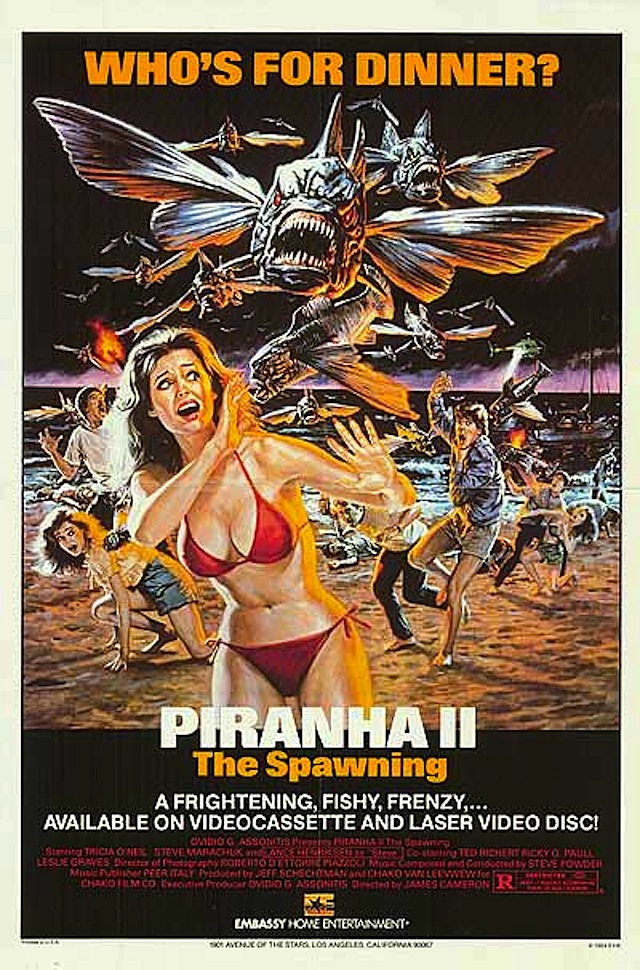 Piranha II: The Spawning horror movie