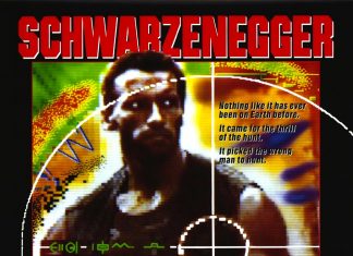 Predator (1987) Arnold Schwarzenegger in Predator movie poster