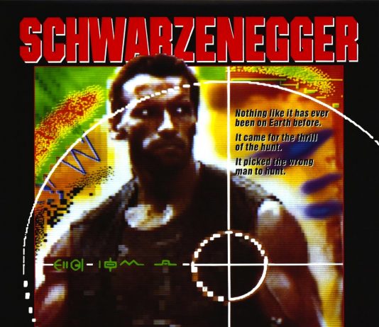 Predator (1987) Arnold Schwarzenegger in Predator movie poster