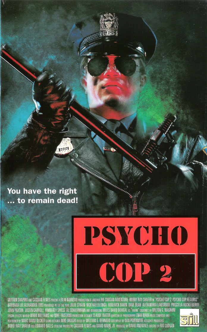 Psycho Cop 2 horror movie