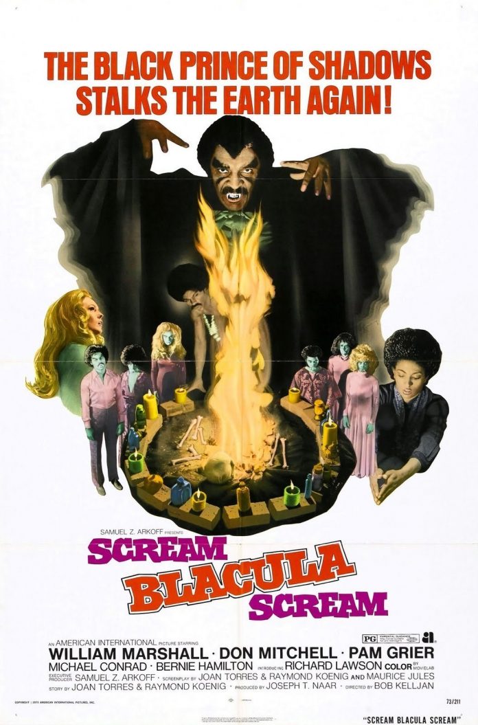 Scream Blacula Scream horror movie poster