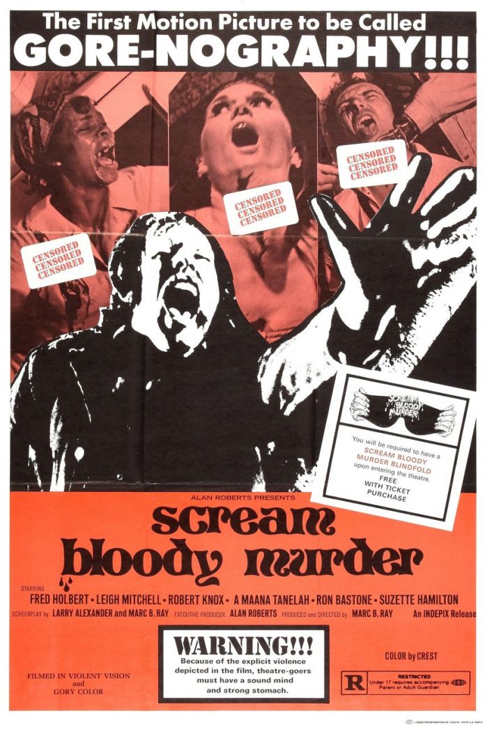 Scream Bloody Murder horror movie poster