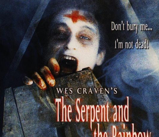 The Serpent and the Rainbow (1988) Wes Craven's The Serpent and the Rainbow horror movie poster