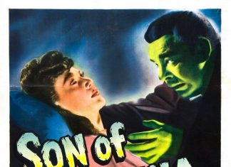 Son of Dracula (1943) Lon Chaney Jr. in Son of Dracula horror movie poster
