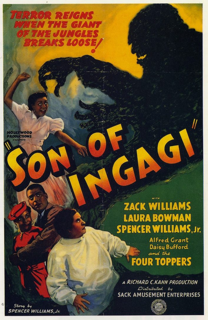 Son of Ingagi horror movie poster