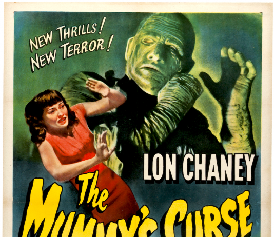 The Mummy’s Curse (1944) Lon Chaney Jr. in The Mummy's Curse horror movie poster