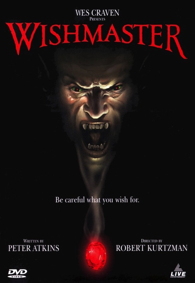 Wishmaster horror movie poster