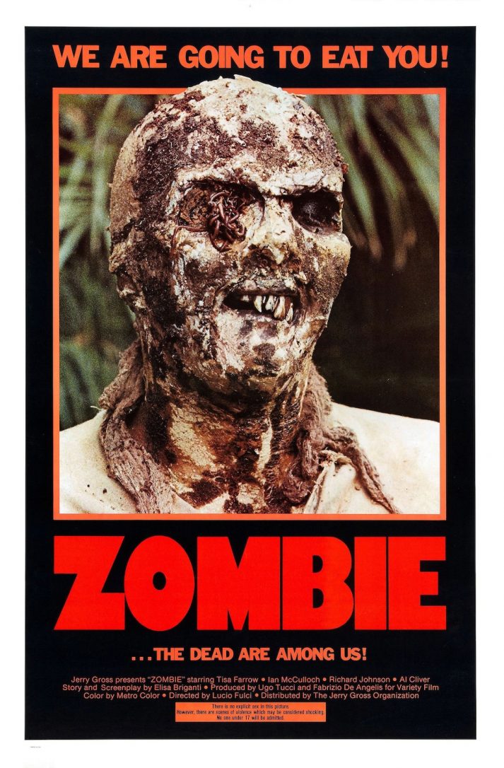 Zombie Zombi 2 horror movie poster