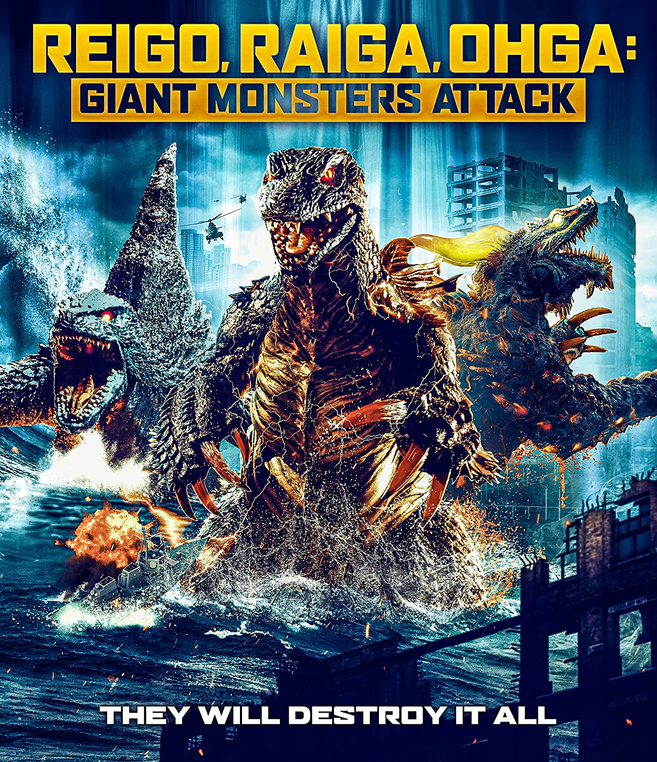 Reigo, Raiga, Ohga: Giant Monsters Attack